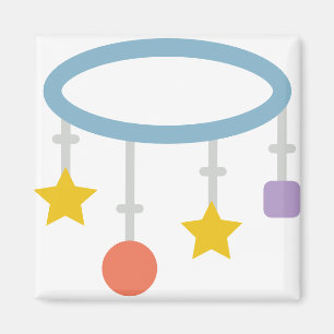 baby circle mobile magnet