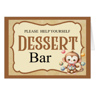 Baby Circus _ Dessert Bar Cards
