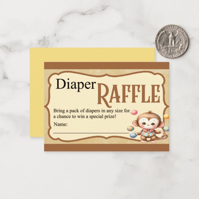 Baby Circus_Diaper Raffle Note Card (Front/Back In Situ)