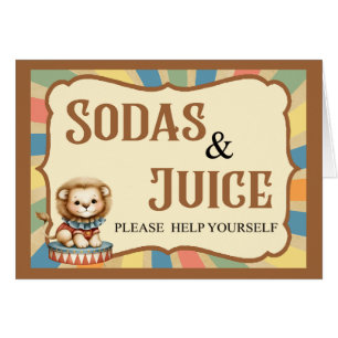 Baby Circus_ Drinks Card
