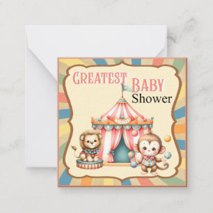 Baby Circus Note Card
