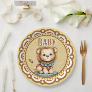 Baby Circus Paper Plates