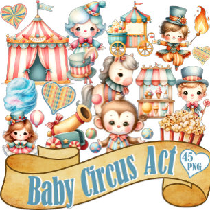 Baby Circus Sticker