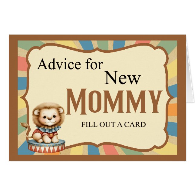 Baby Circus_ Sweet Note Cards (Front Horizontal)