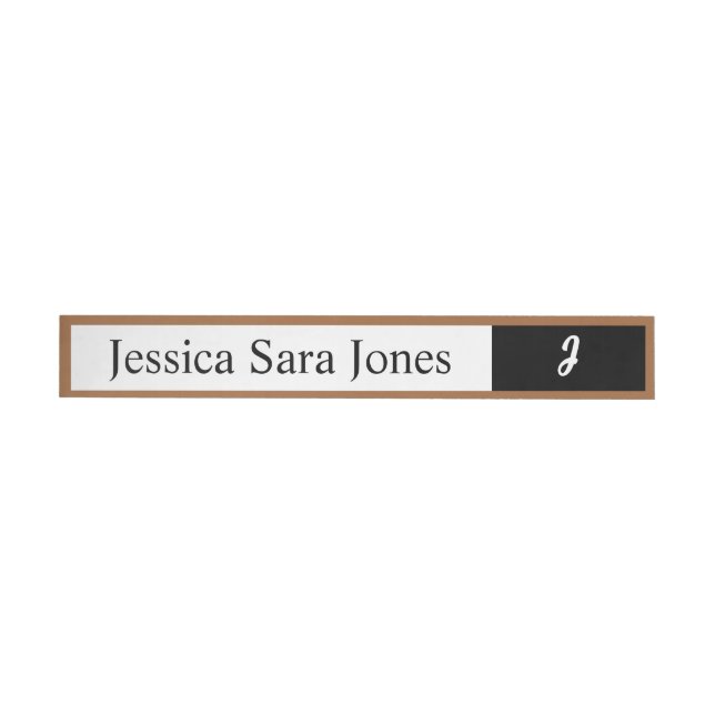 Baby Circus Wrap Around Address Label (Individual)