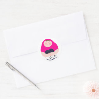 Baby  classic round sticker