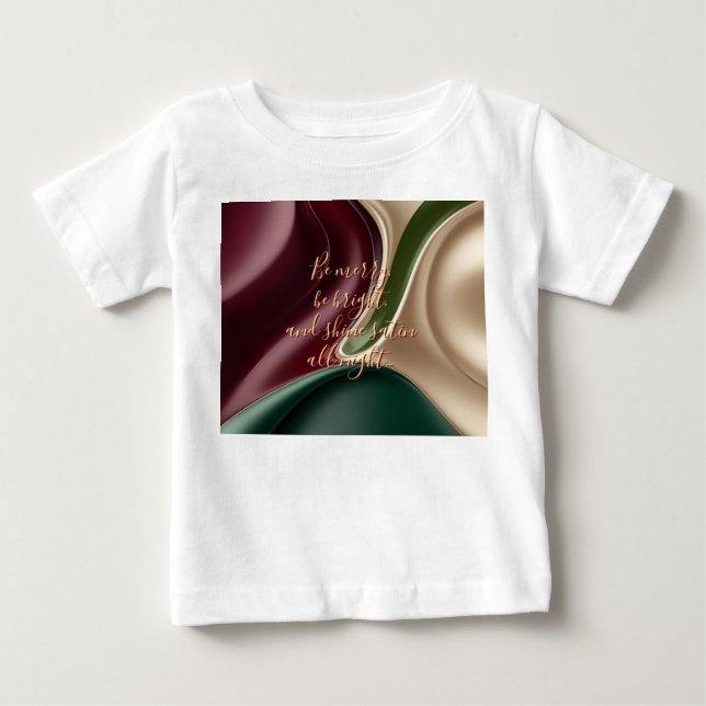 Baby classic t-shirt in stylish graphic (Front)