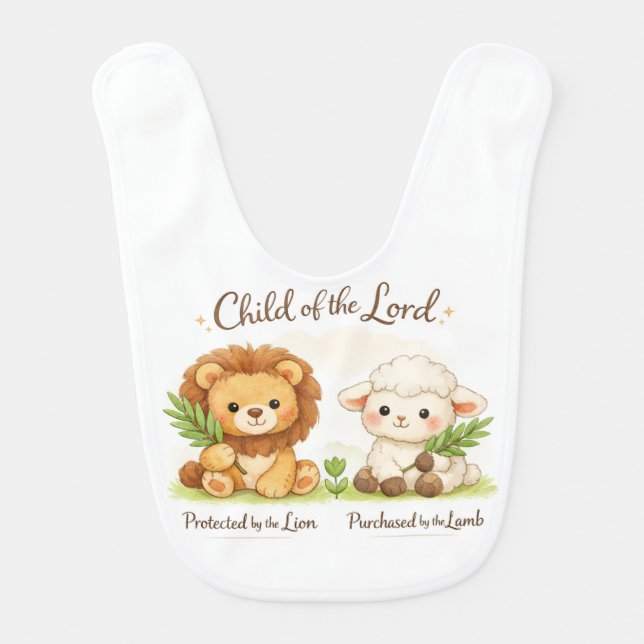 Baby clothes bib (Front)