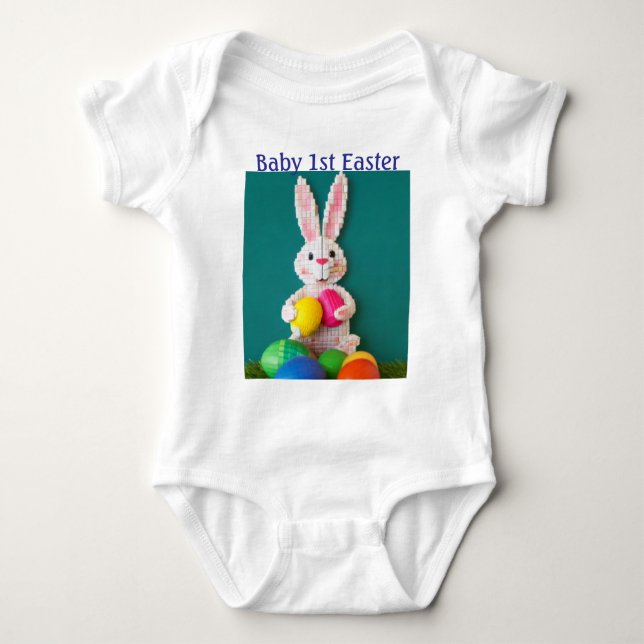 Baby clothes easter bodysuit (Front)