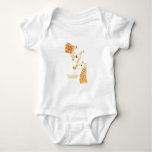 Baby Clothes Giraffe And Baby You Are My Sunshine Baby Bodysuit at Zazzle