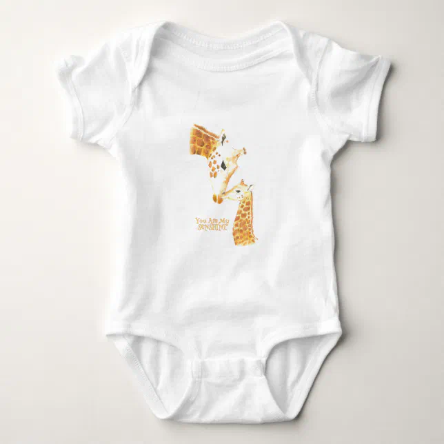 Giraffe Cute Baby Girl Onesies With Sayings Funny Onesie Sayings