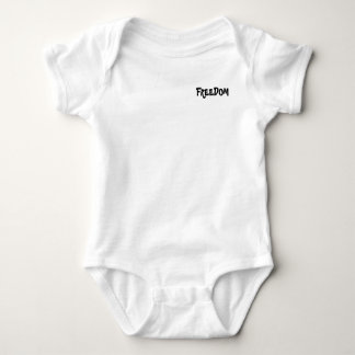 Baby clothes with a freedom logo baby bodysuit