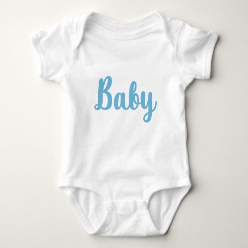 Baby clothes with the word baby written on it baby bodysuit