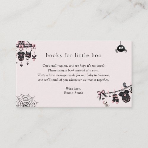 Baby Clothesline Baby Shower Books for Baby Ticket Enclosure Card