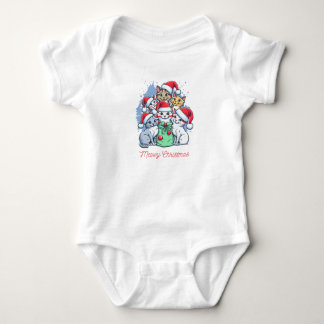 Baby Clothing Merry Christmas Christmas Christmas Bodysuit