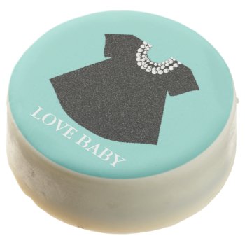 Baby & Co Little Black Dress Shower Party Chocolate Dipped Oreo by Ohhhhilovethat at Zazzle