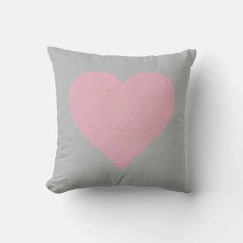 BABY  CO Pink And Gray Nursery Personalize Decor Throw Pillow