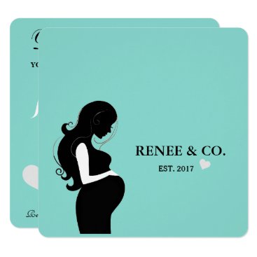 BABY & CO Tiffany Inspired Baby Party Invitation BABY & CO Tiffany Inspired Baby Party Invitation