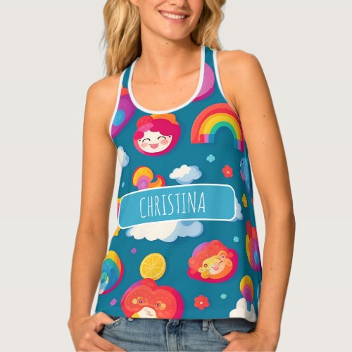 Baby  Colorful Personalized Pattern Tank Top