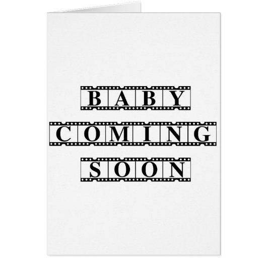 Baby Coming Soon (Front)