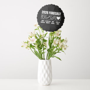 Baby Coming Soon 2026 Forecast Baby Shower Funny  Balloon