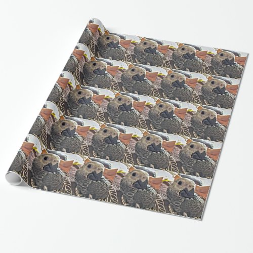 Baby Congo African Gray Parrot Wrapping Paper