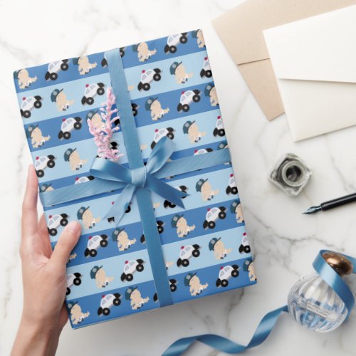 Baby Cop Police Officer Wrapping Paper