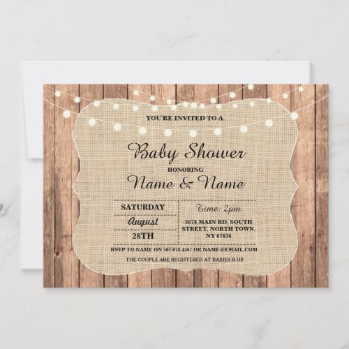 Baby Couples Shower I DO BBQ Chalkboard Invite