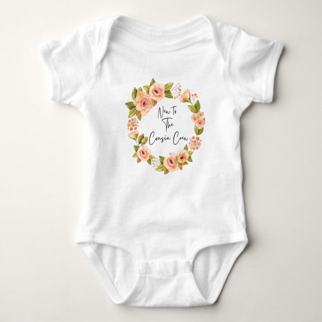 Baby cousin ,New to  The  Cousin Crew Baby Bodysuit (Front)