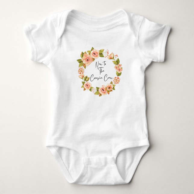 Baby cousin ,New to  The  Cousin Crew Bodysuit (Front)