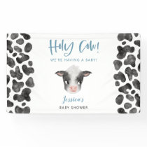 Baby Cow Baby Shower Banner