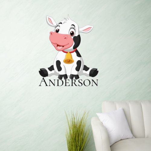 Baby Cow Farm Wall Decal