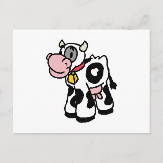 baby cow postcard