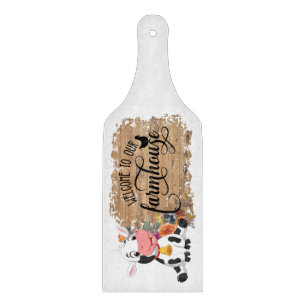 Baby Cow Rustic Brown Cutting Board