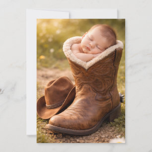 Baby Cowboy Digital Download Shower Invitation