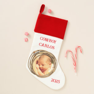 Baby Cowboy First Christmas Stocking