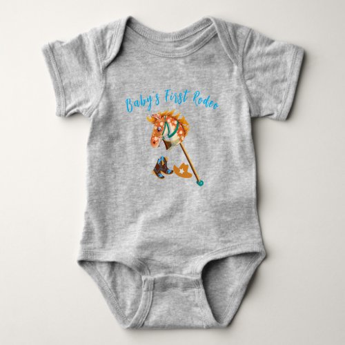 Baby Cowboy Jersey Bodysuit