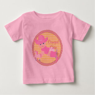 Baby Cowgirl Pink Hat Boots and Horse Tutu T-Shirt