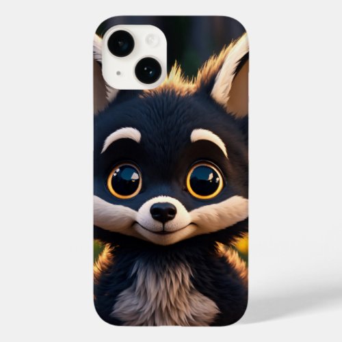 Baby coyote with big eyes Case_Mate iPhone 14 case