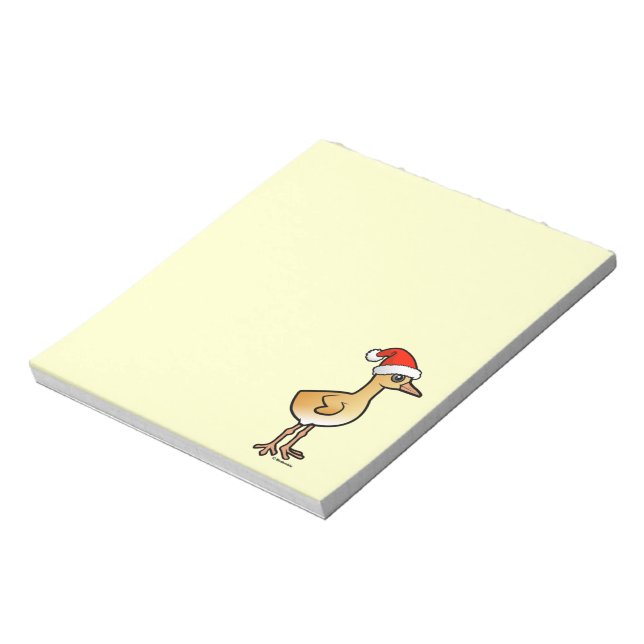 Baby Crane Santa Notepad (Rotated)