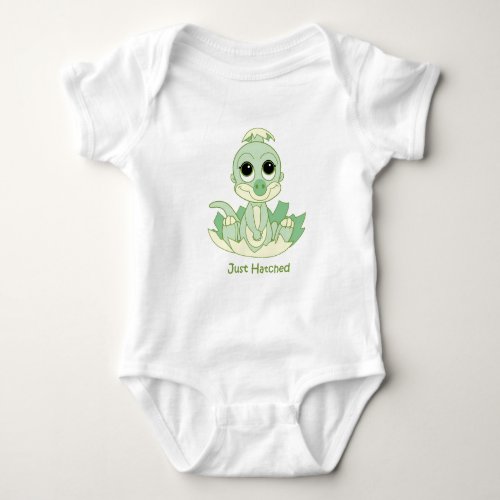 Baby Creeper Just Hatched Green Baby Bodysuit