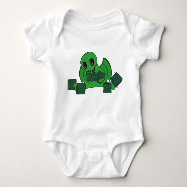 Baby Cthulhu Baby Bodysuit (Front)