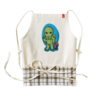 Baby cthulhu - cute cthulhu - cthulhu halloween zazzle HEART apron