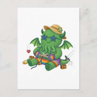 Baby Cthulhu Gamer Postcard