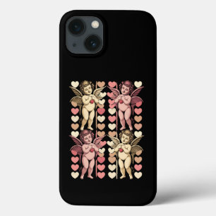 Baby Cupid Coquette bow Retro Valentines Day iPhone 13 Case