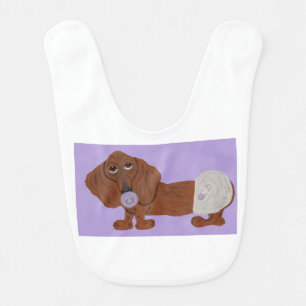 Baby Dachshund Bib