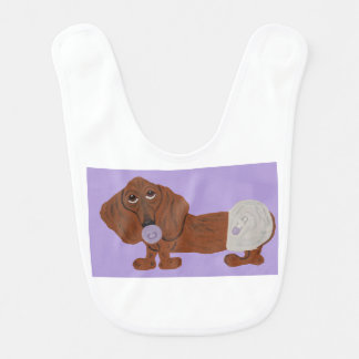Baby Dachshund Bib