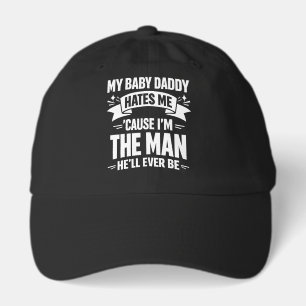 Baby Daddy Hates Me Twice The Man Funny Polar Prid Hat