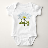 Baby Daisy Creeper Custom Daisy Flower Baby Top