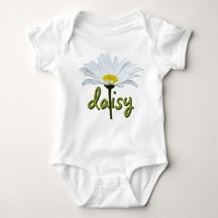 Baby Daisy Creeper Custom Daisy Flower Baby Top